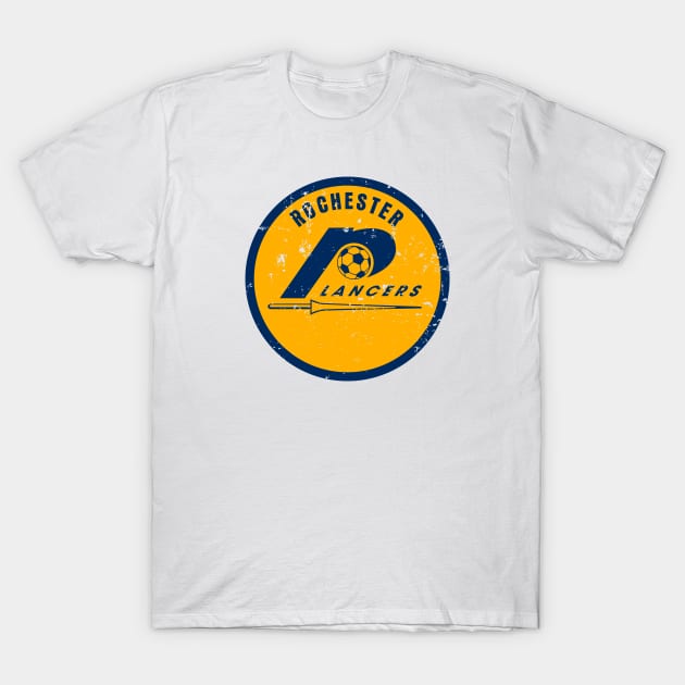 1970 Rochester Lancers Vintage Soccer T-Shirt by ryanjaycruz